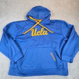 UCLA‎ Bruins Hoodie Knights Apparel Mens XL Blue Gold Performance Sweatshirt